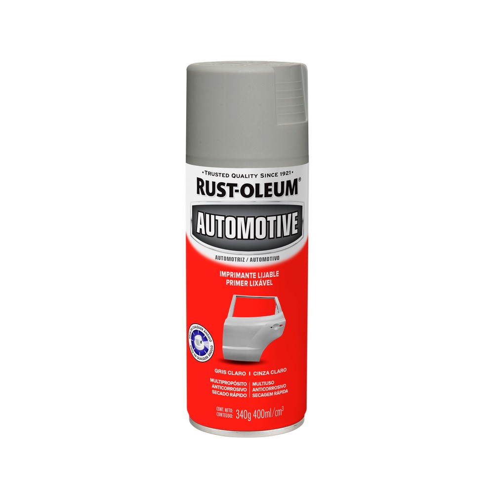 Pintura en spray gris primer lijable 12oz