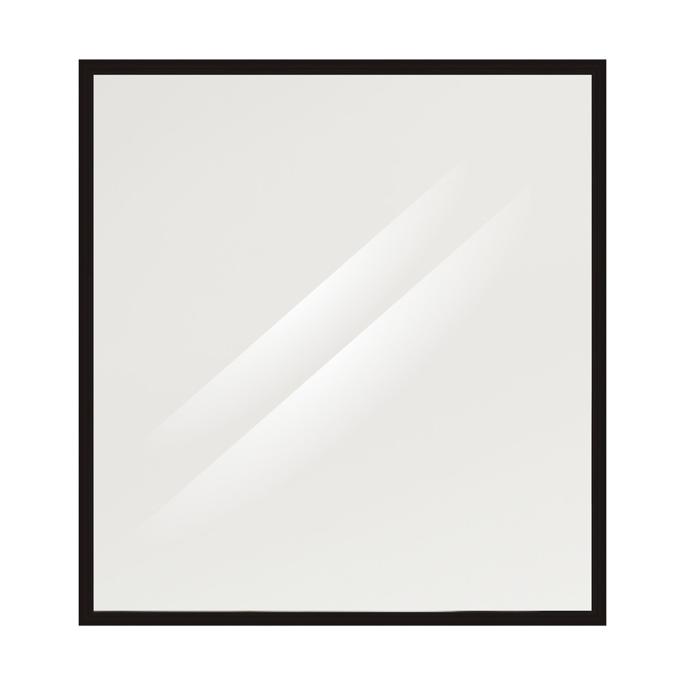 Espejo cuadrado con marco wengue 68x73 cm