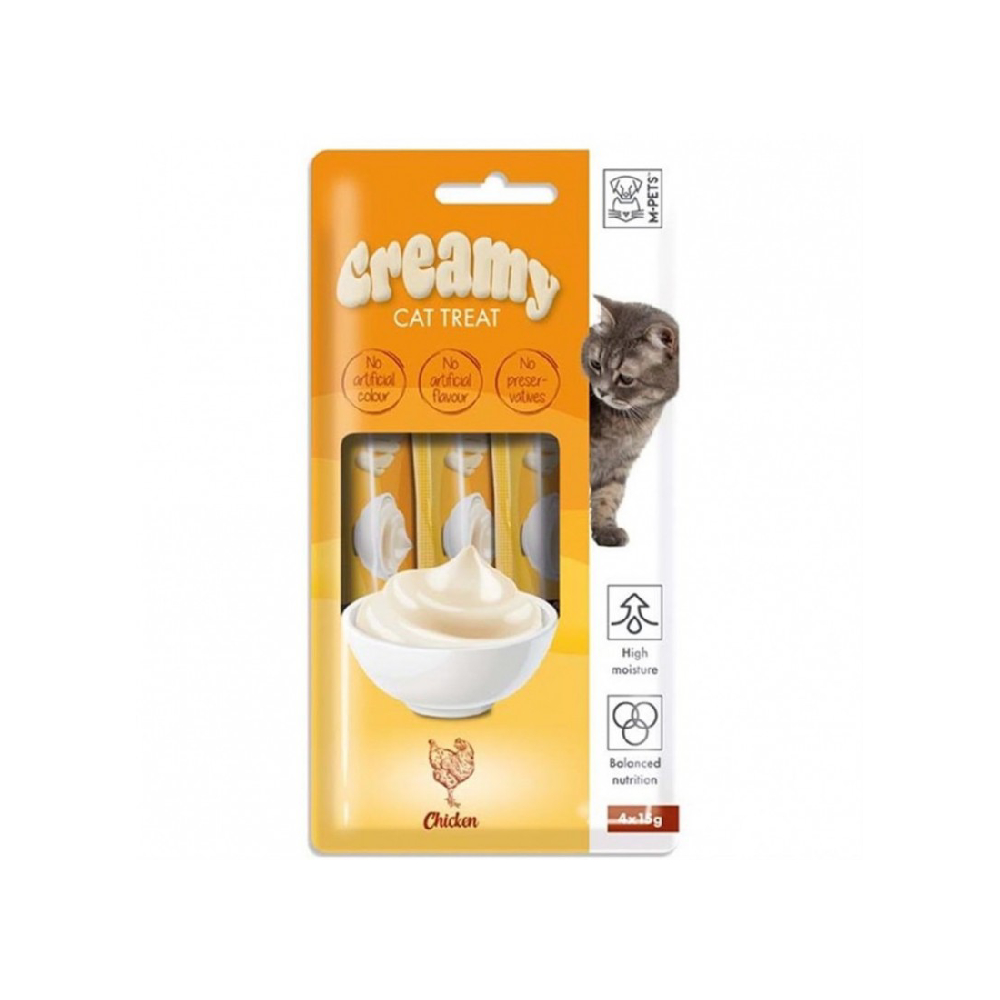 Crema para gato de filetes pollo