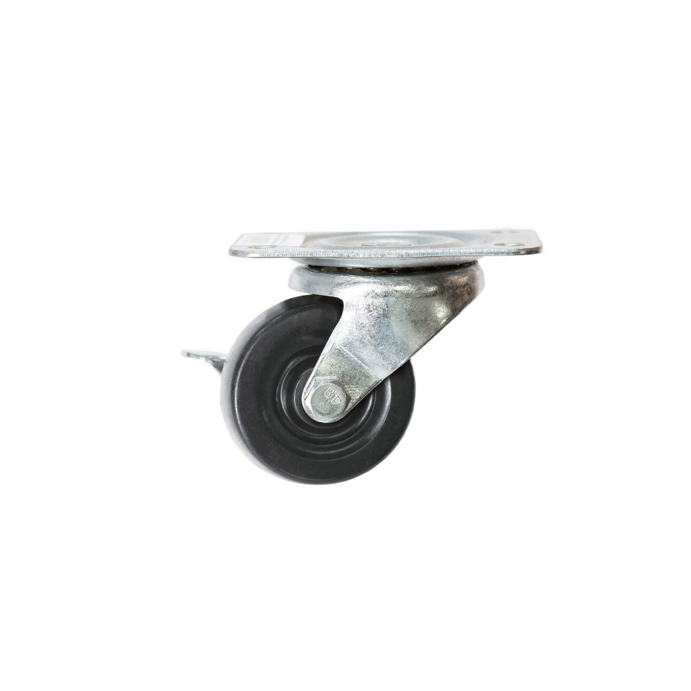 Rodo giratorio 63 mm 45.3 kg rueda de hule con freno