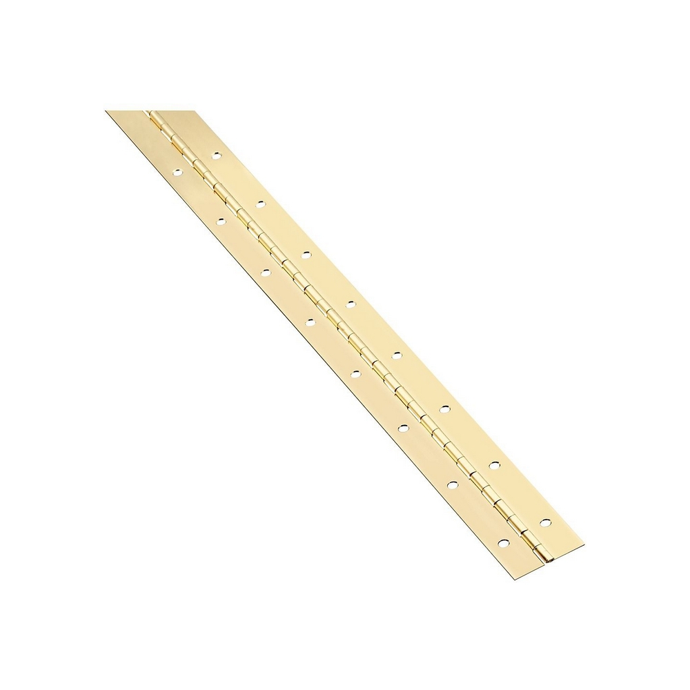 Bisagra de piano 1-1/2x48 pulg (38.1 mm x 1.21 m) laton