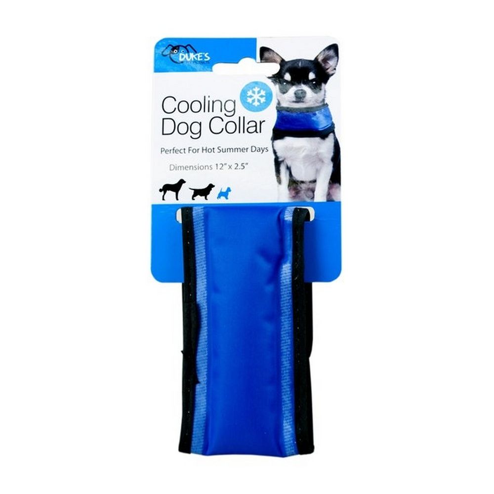 Collar enfriador para mascota talla s azul