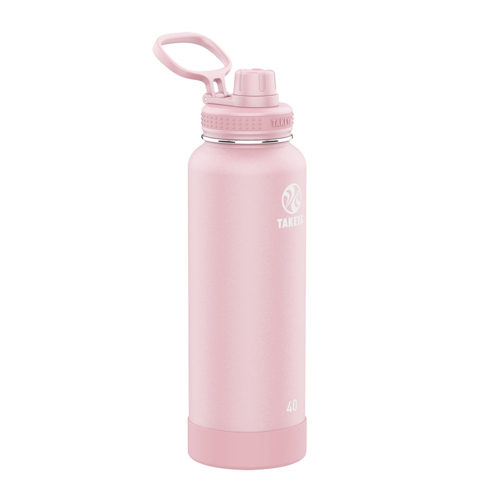 Botella para agua acero inox 40oz rosa actives