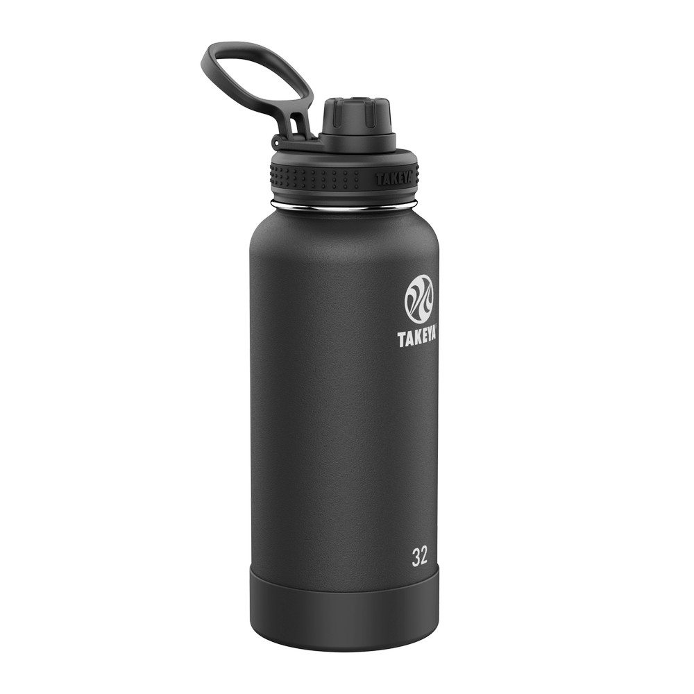 Botella para agua acero inox 32oz negro actives