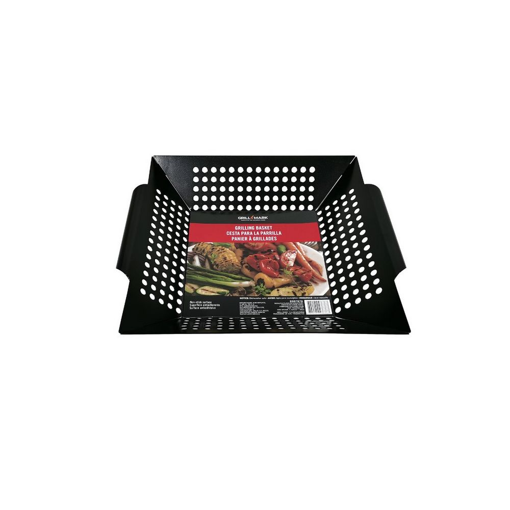 Cesta para barbacoa acero inox 34.5x30.5cm