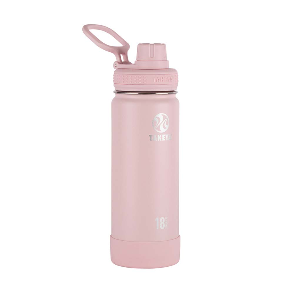 Botella para agua acero inox 18oz blush actives takeya