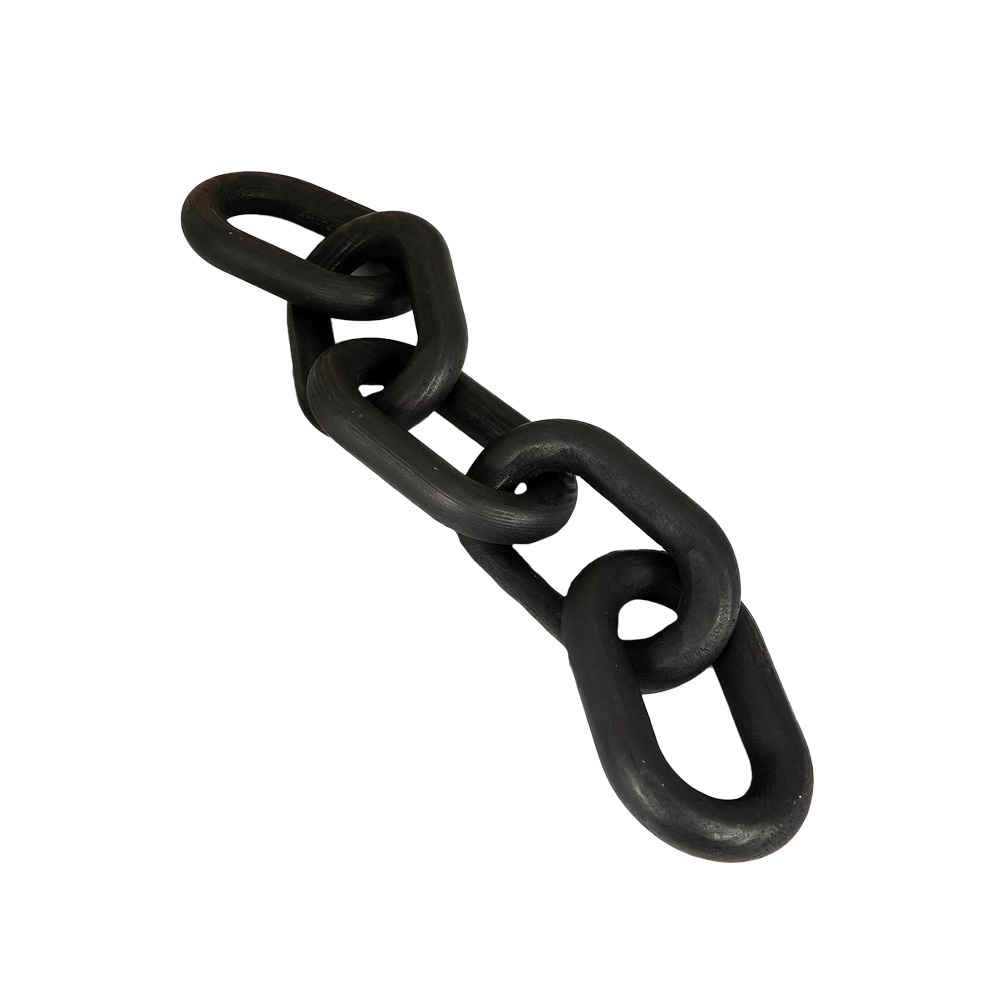 Cadena decorativa madera para mesa 16 in negra 2 piezas