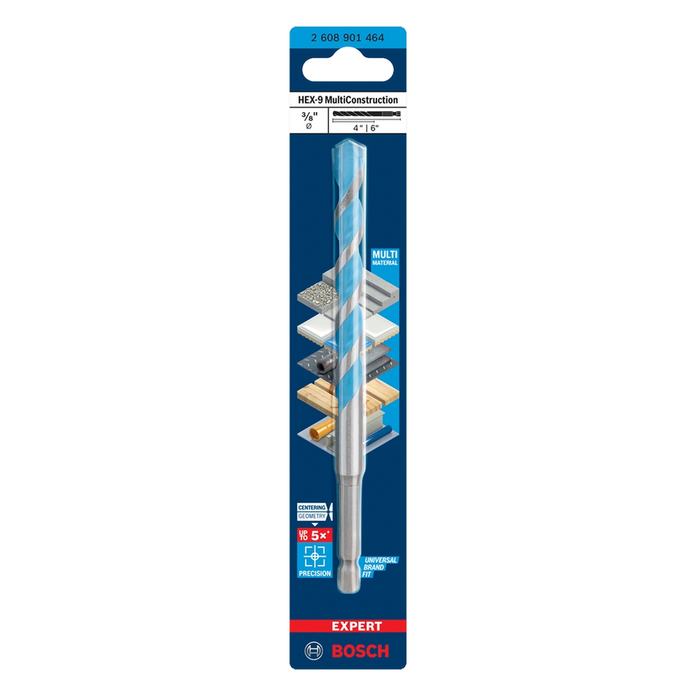 Broca para concreto 3-8 x 4 x 6 pulg