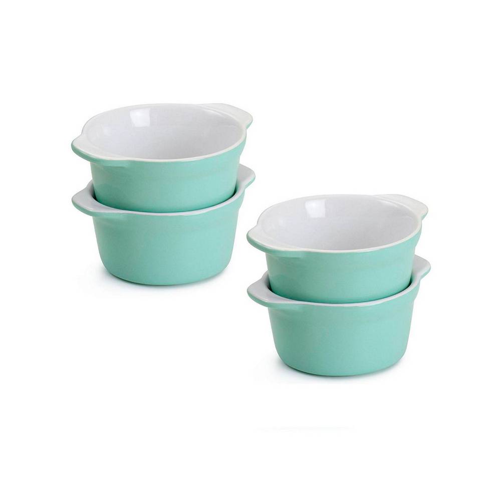 Bowl de ceramica 4 pulg celeste tilden 4 pzas