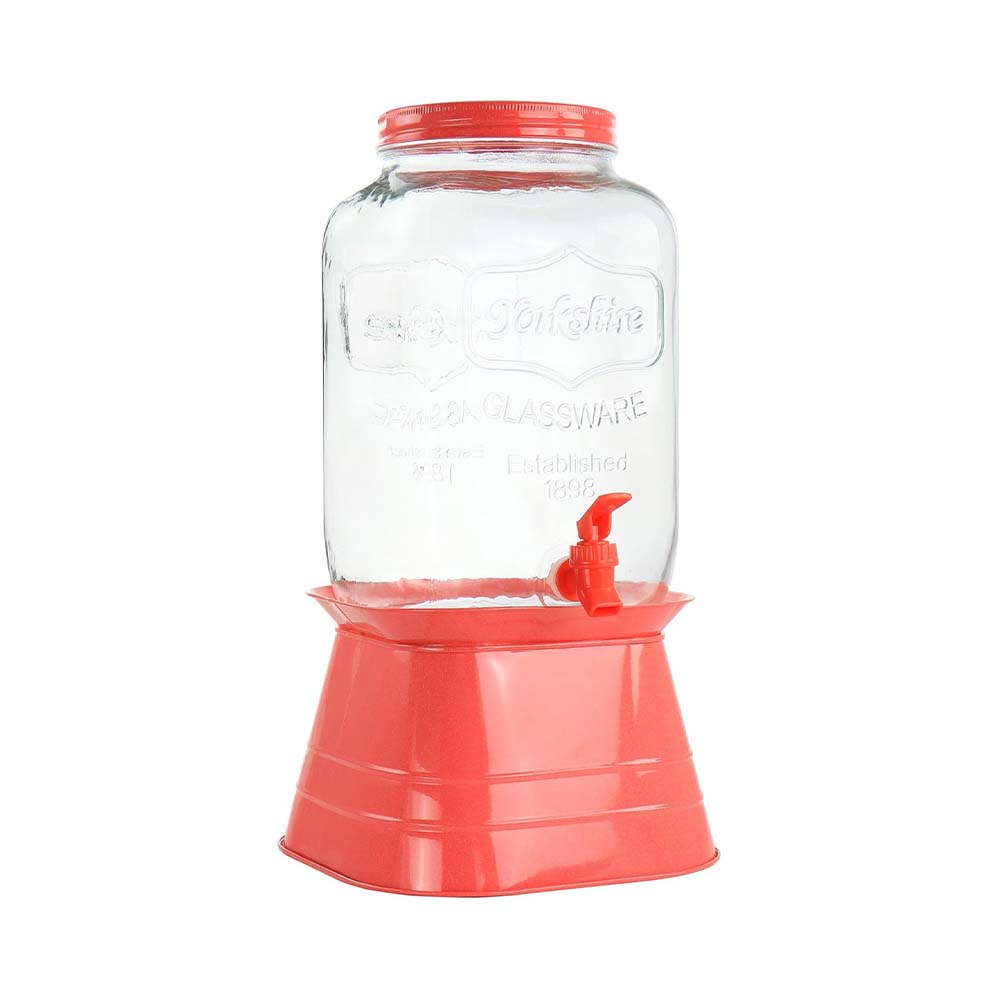 Dispensador para agua 2gal rosado chiara