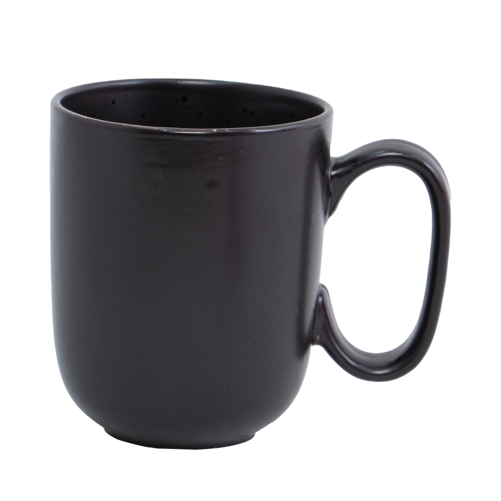 Taza de cerámica 15 oz negra landon