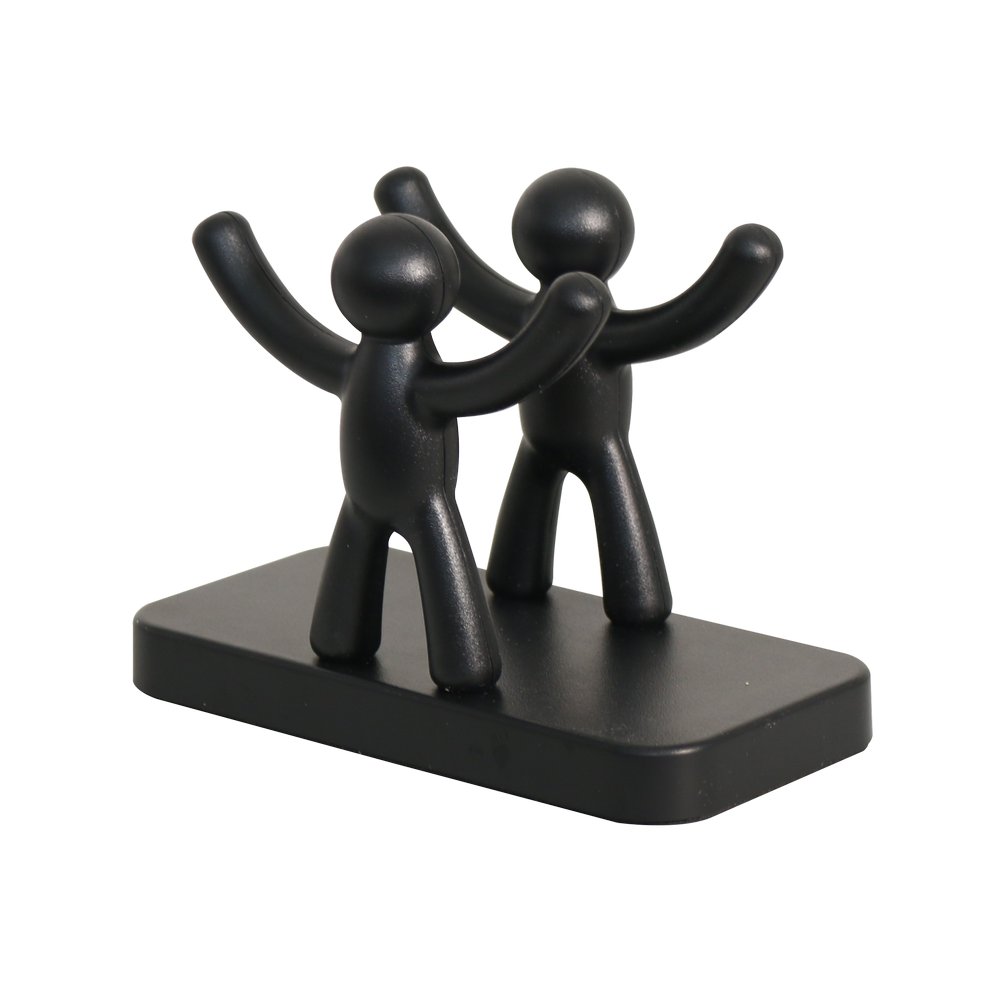 Servilletero de plastico 3.5x6 pulg negro buddy