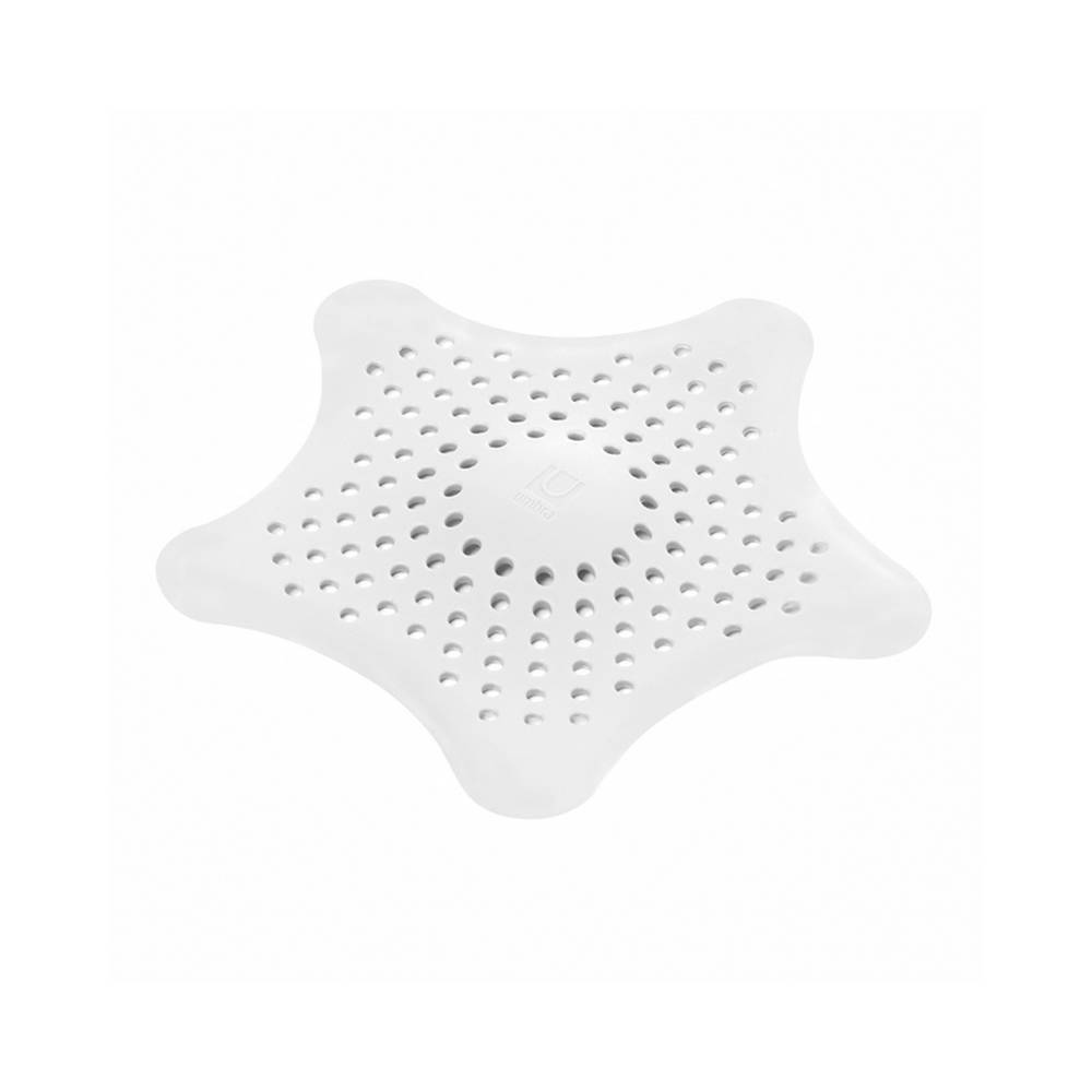 Rejilla para ducha plastica 5.9 pulg (14.98 cm) blanco estrella