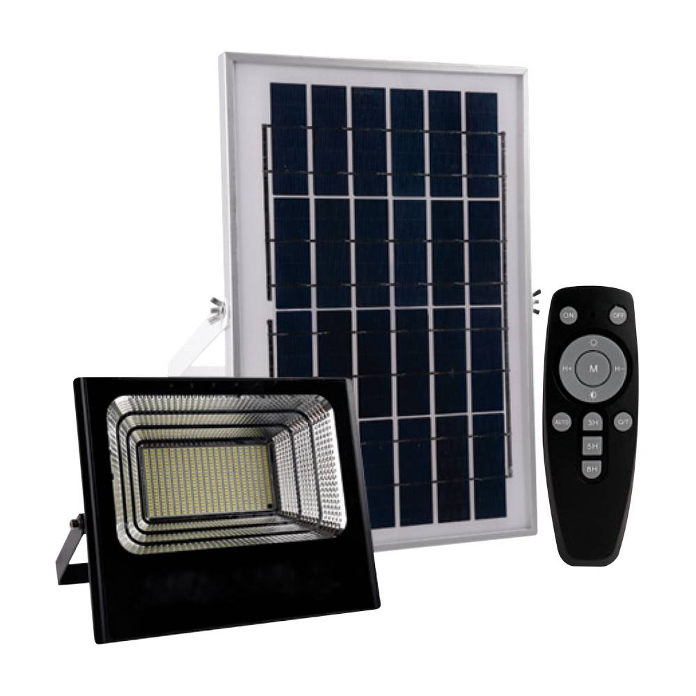Proyector led solar 30w luz blanca 250lm