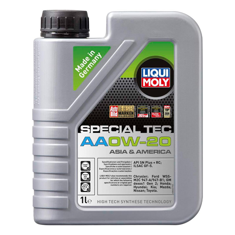 Aceite sintético para motor gasolina 0w20