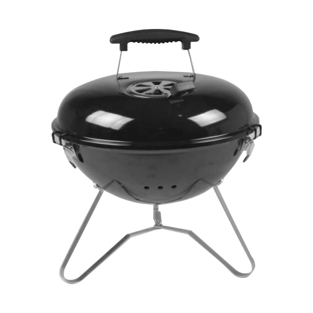 Barbacoa a carbon metalica esmaltada 45.72cm plegable