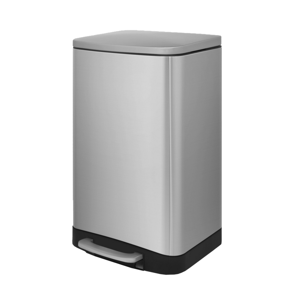 Basurero de acero inox con pedal 40l svelte