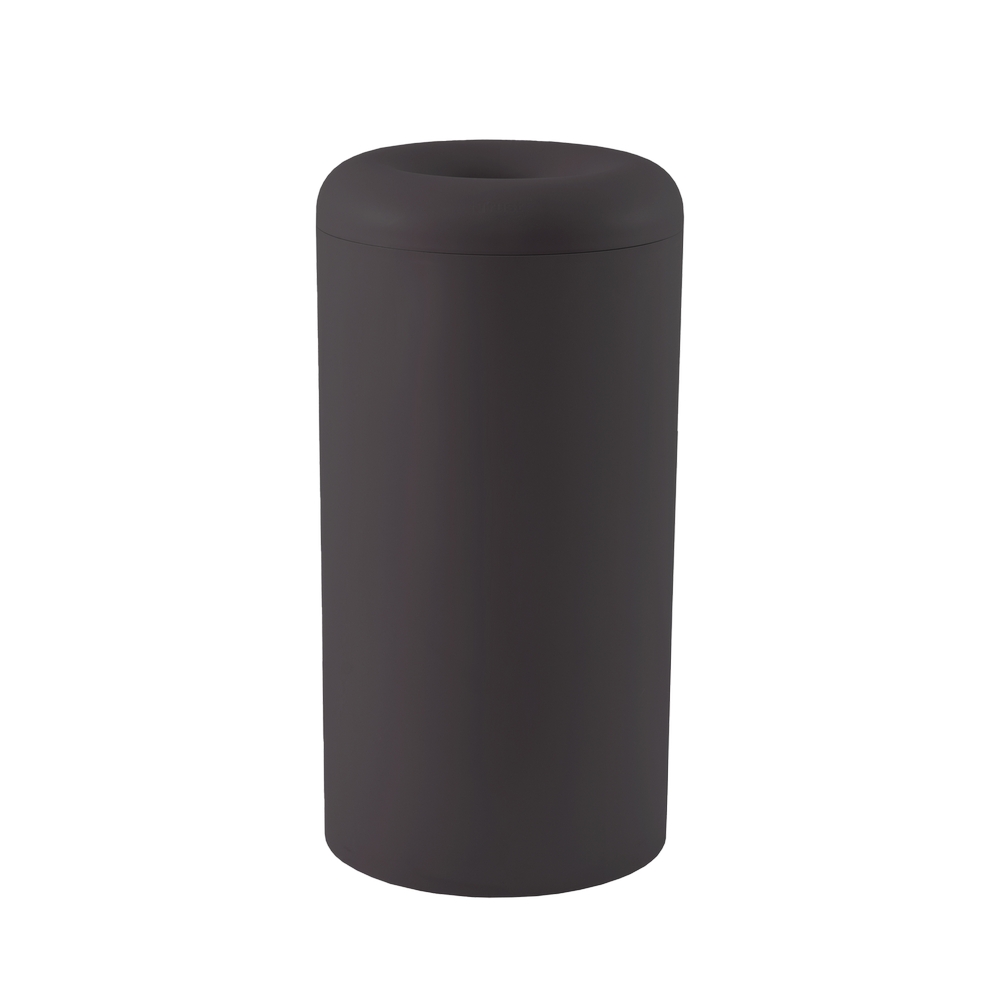 Basurero de plastico tapa sup abierta 95l negro neatece