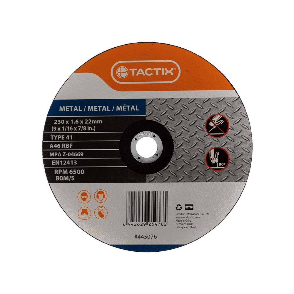 Disco para cortar metal 9 x 1-16 x 7-8 pulg