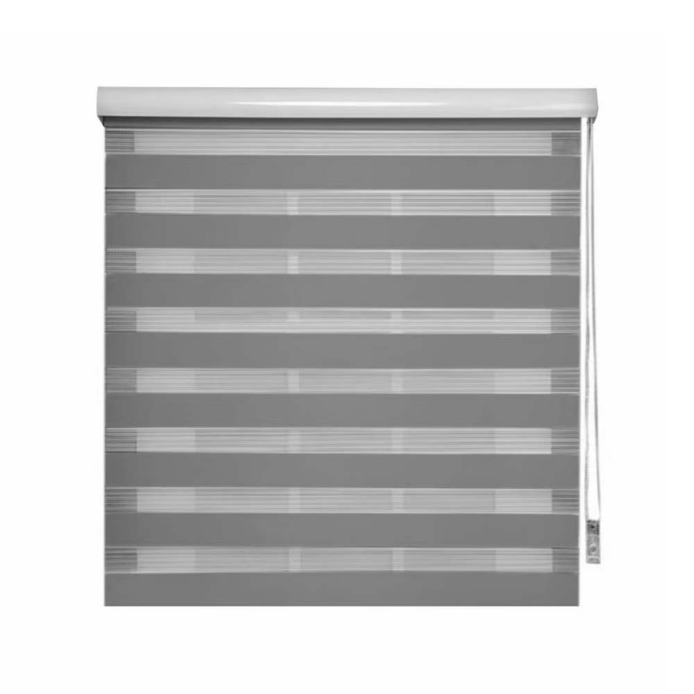 Cortina roller zebra 120x170 cm gris