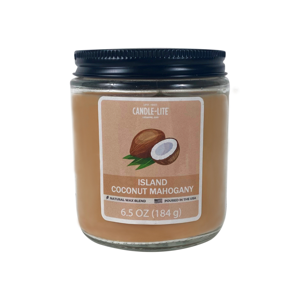 Pastilla cera natural aromática island coconut 6.5 oz