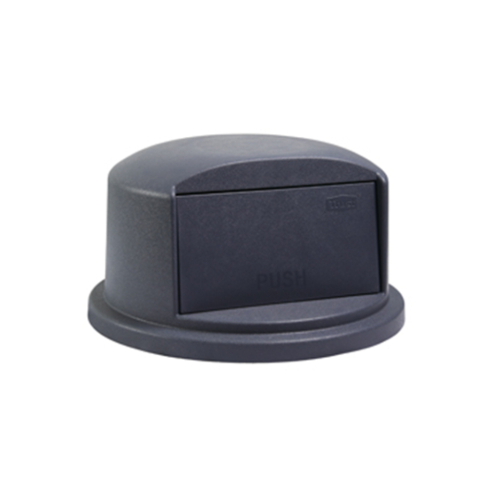 Tapa redonda de empuje gris thor