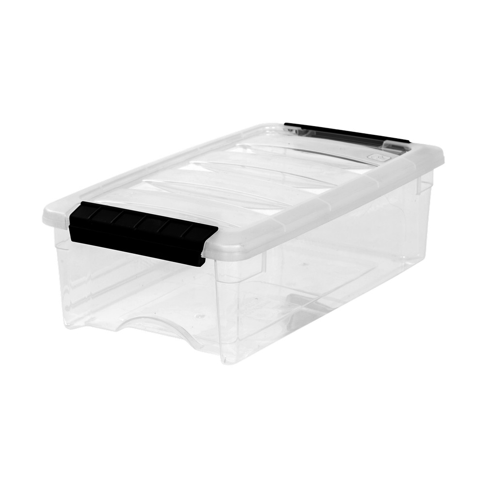 Caja organizadora plastica 5.68lt transparente