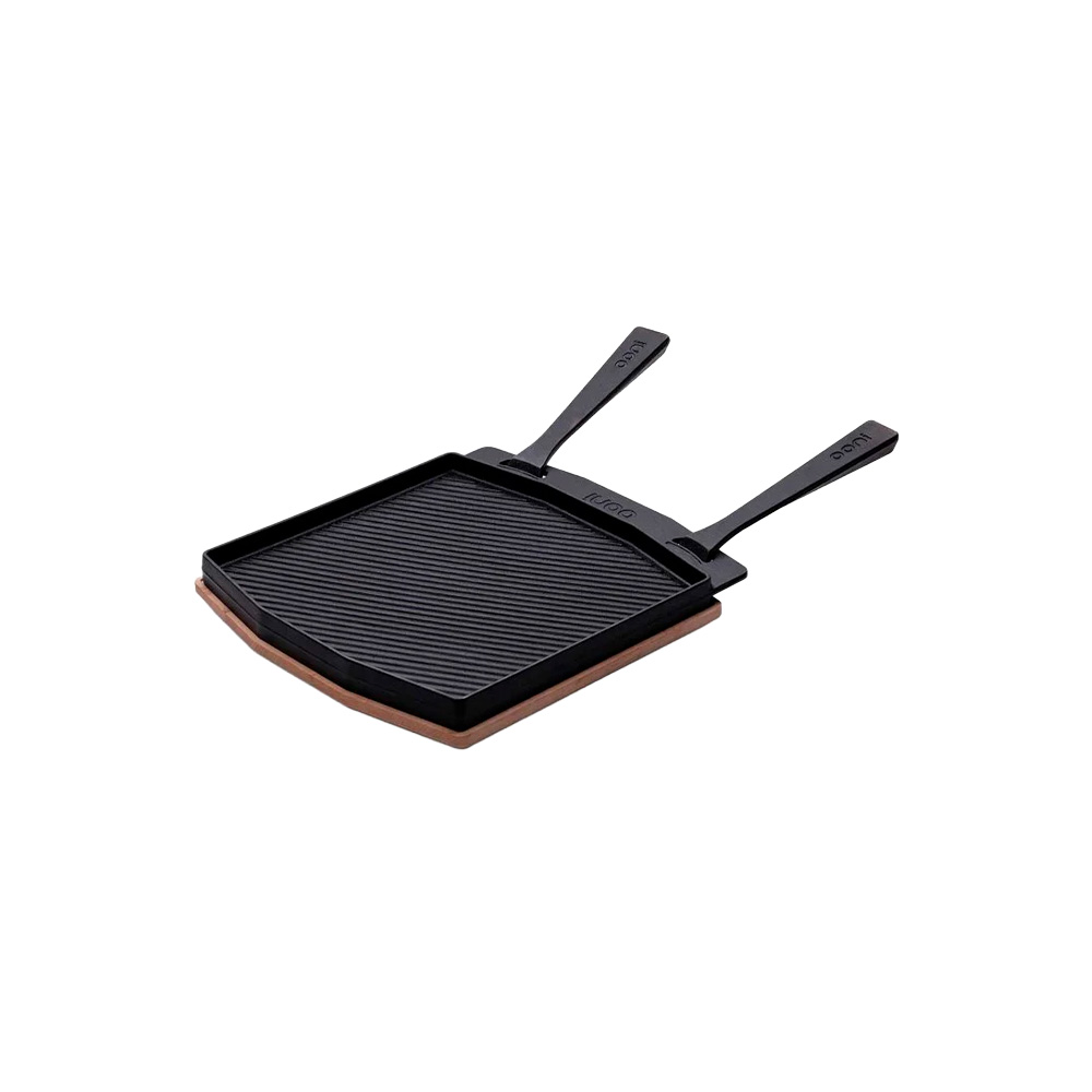 Placa grizzler de doble cara de 14.5x12.9x2.7 in