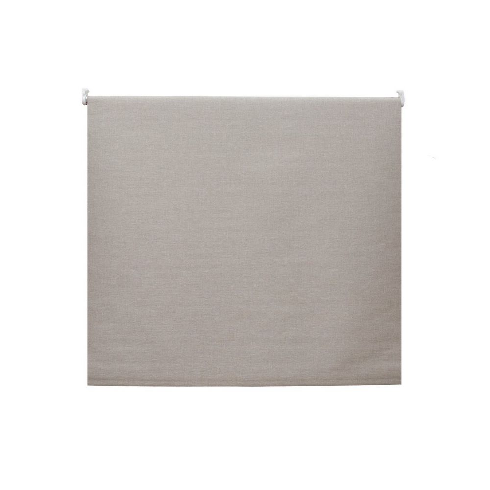 Cortina roller blackout 140x160 cm beige texturizada