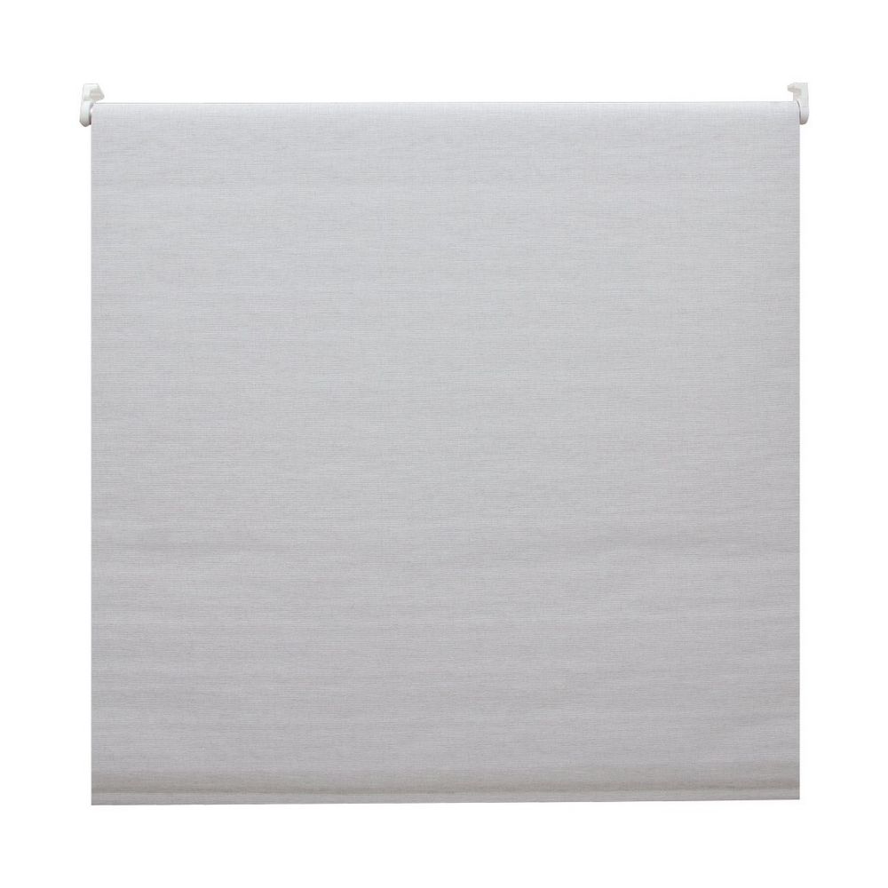 Cortina roller blackout 80x160 cm blanca texturizada