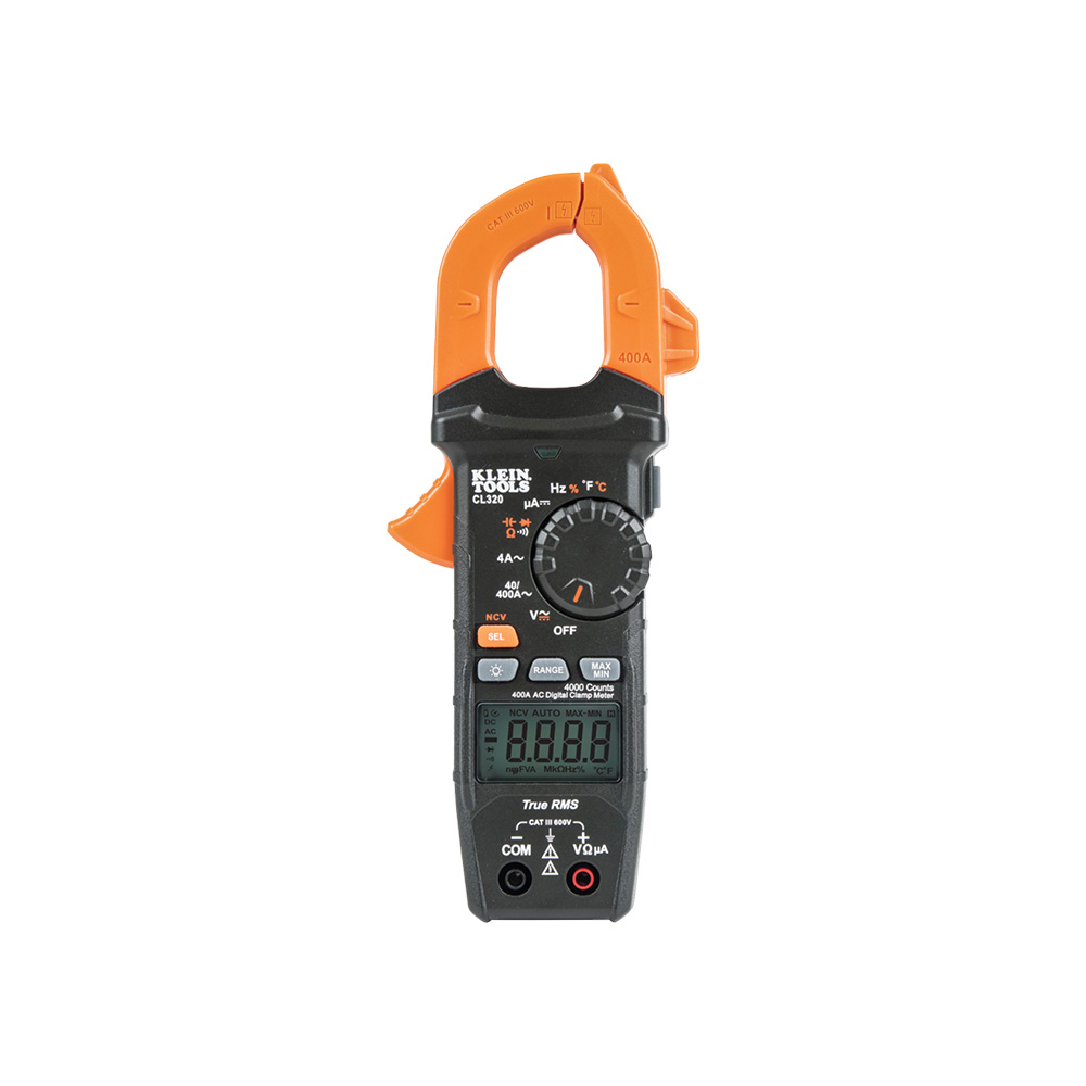 Pinza amperimetrica digital de 400amp hvac