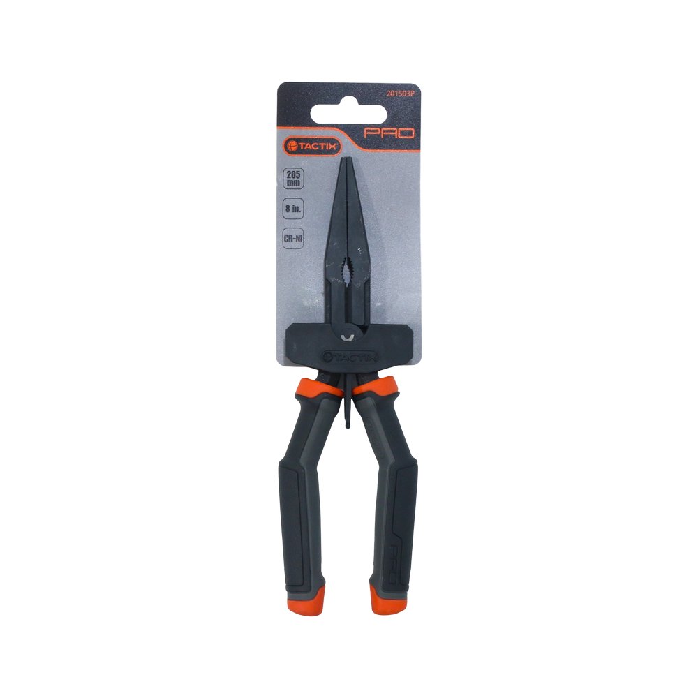 TENAZA PUNTA LARGA PRO 8 PULG (20.32 cm)