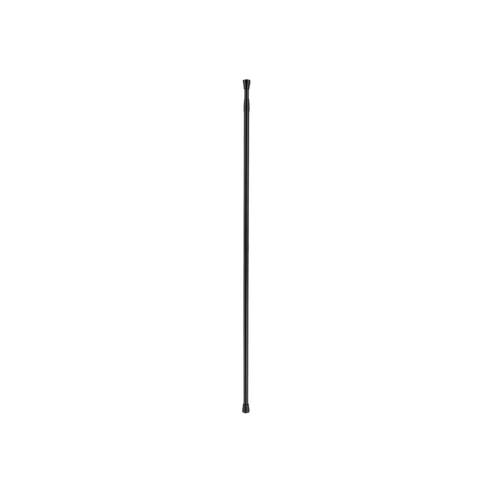 Tubo para cortina de baño de aluminio 1.1-2 m negro