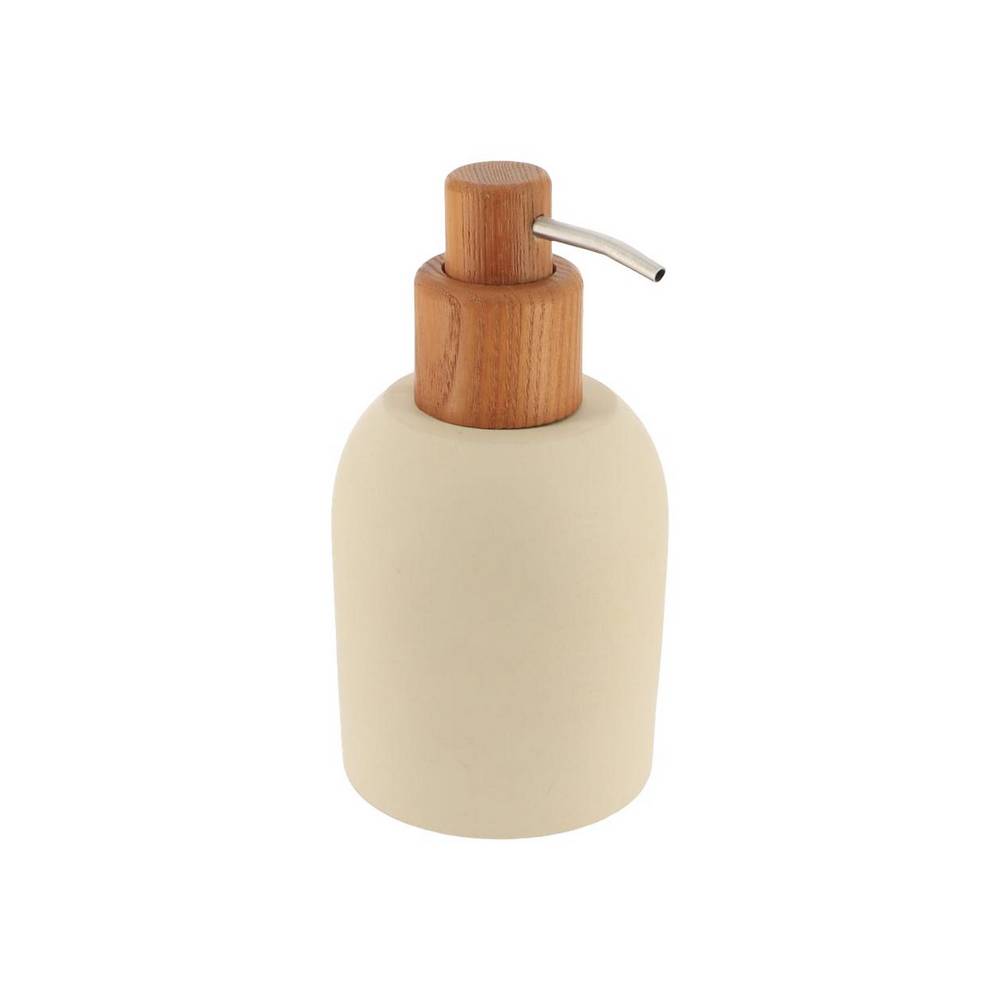 Dispensador de jabon liquido de cemento 230ml beige