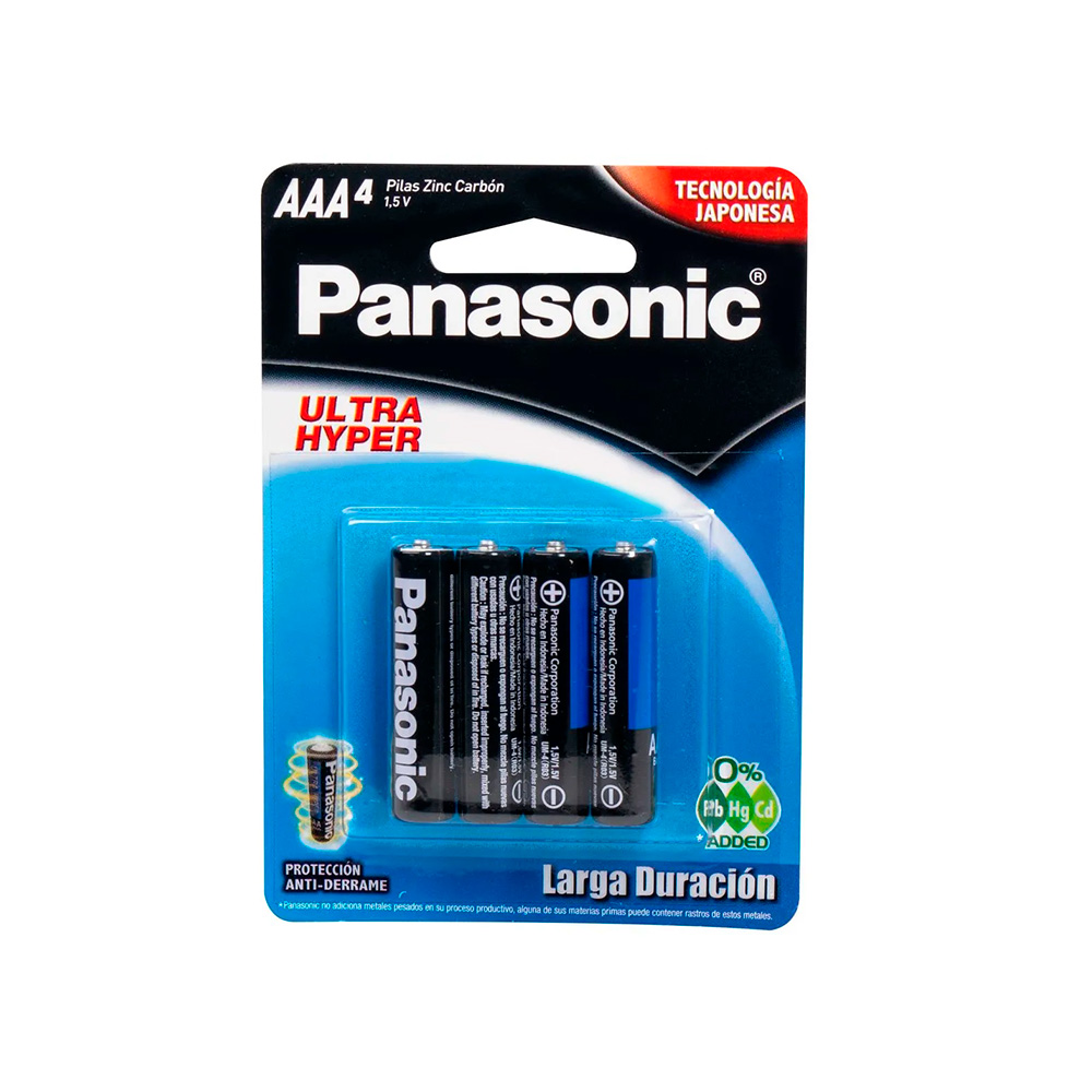 Bateria zinc  aaa bl 4u
