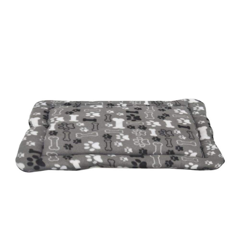Cama para perro grande tipo manta gris 100 x 70 cm