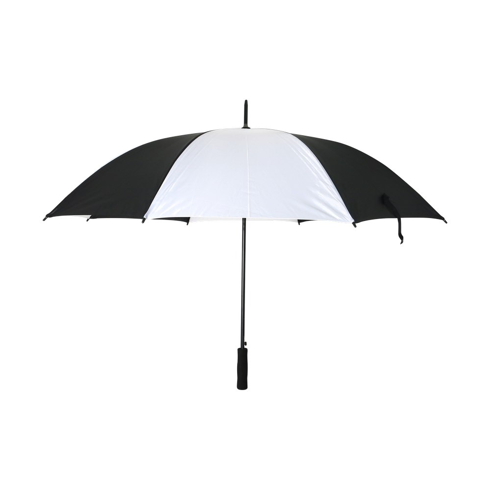 Sombrilla tipo gold automatica 73.66cm negro/blanco