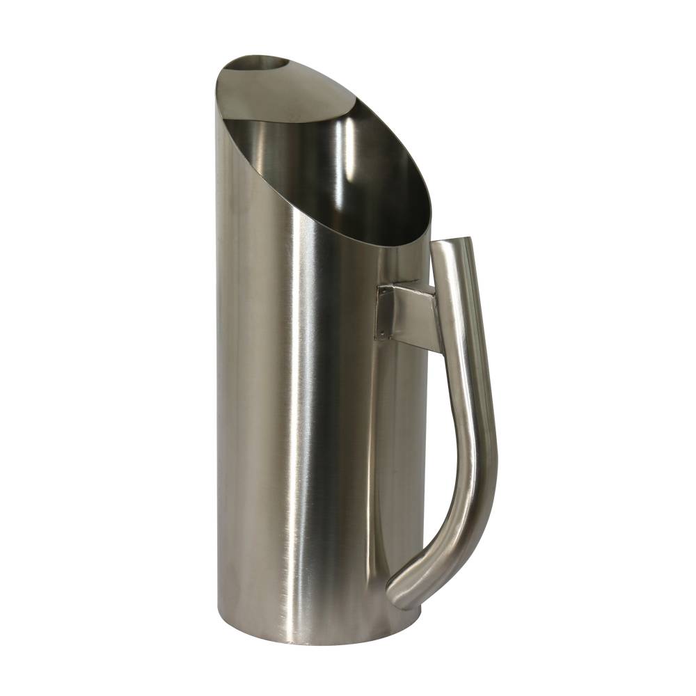 Pichel de acero inox para agua 27.8x10.2cm plateado