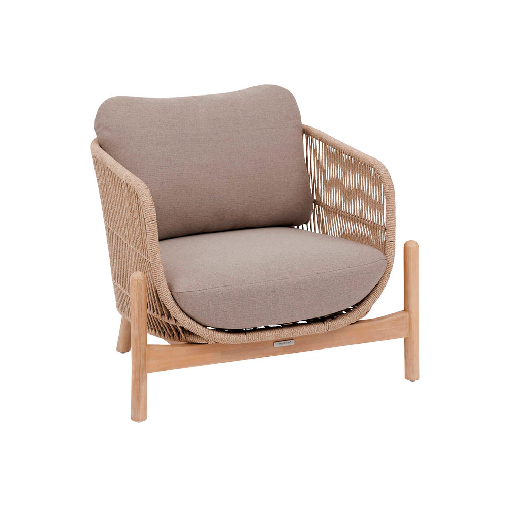 Sillon para exterior 86.4 x 78 x 79.5 cm taupe deona