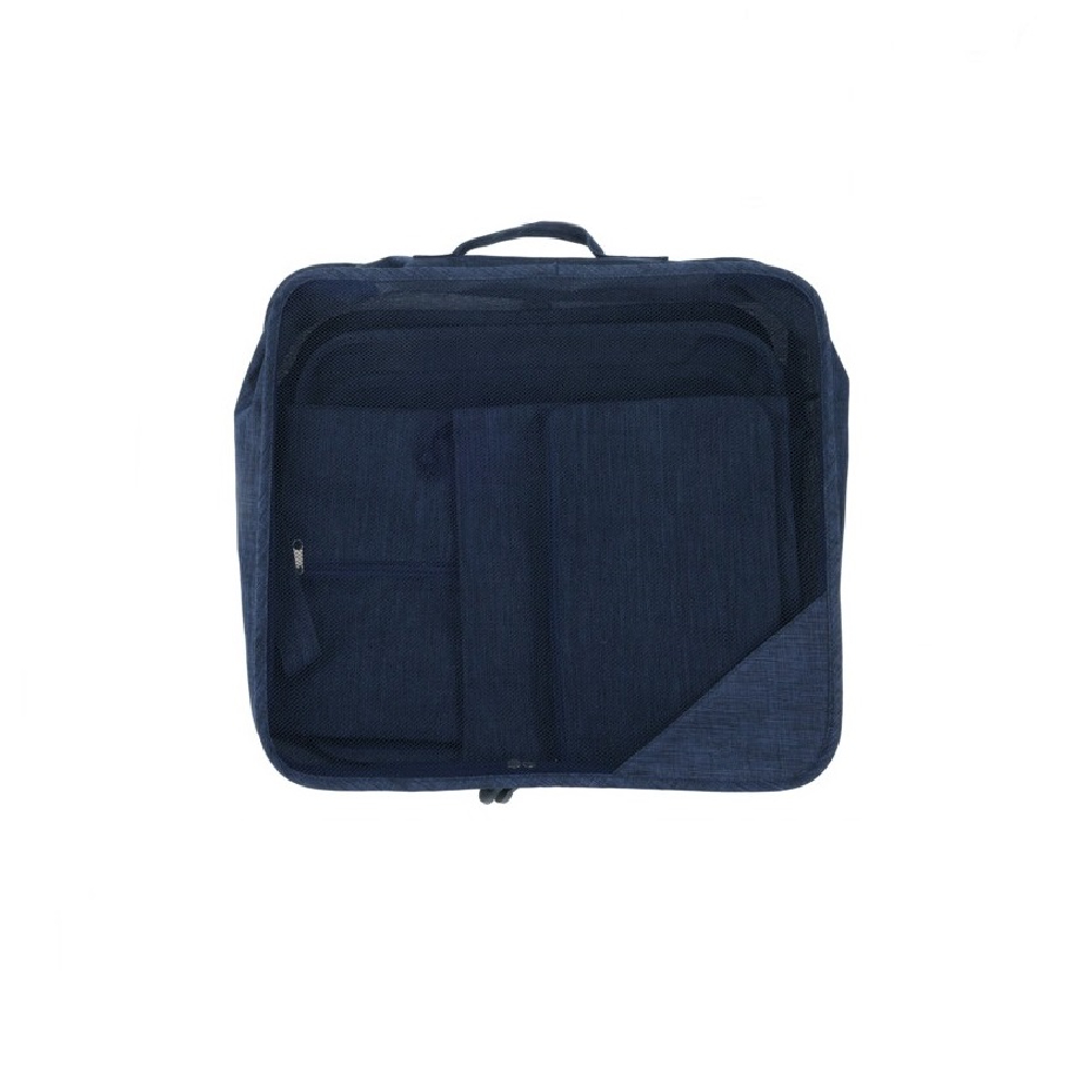 Bolsa organizadora para viaje plegable azul