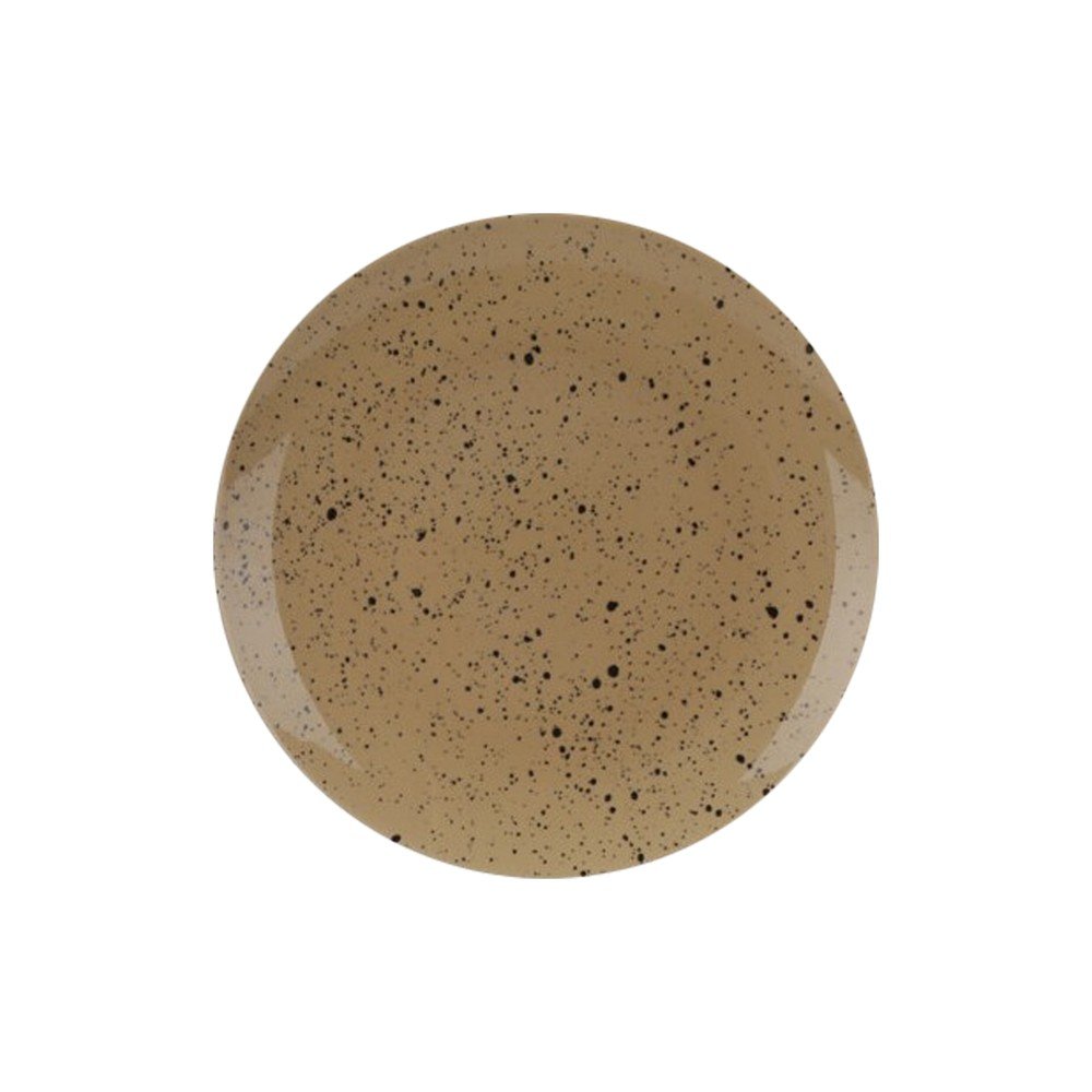 Plato de ceramica redondo 26 cm cafe dessert dia