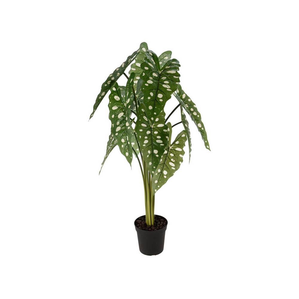 Planta artificial en maceta 80 cm alocasia verde