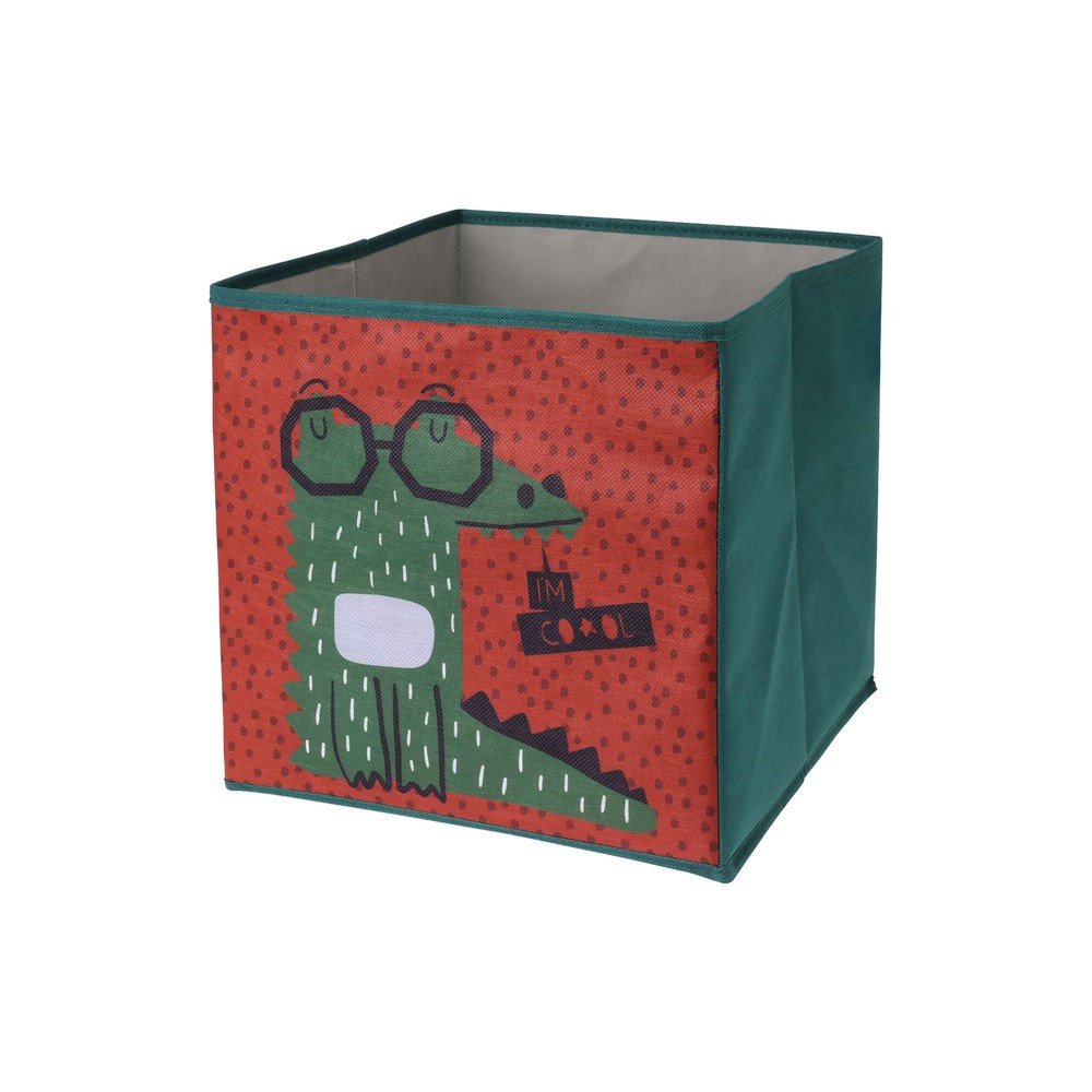 Caja organizadora de tela 30x30x30 cm cocodrilo