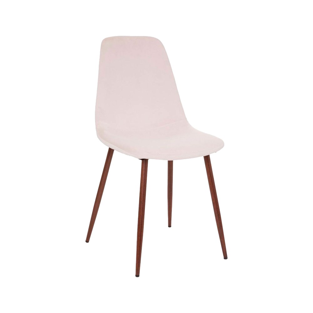 Silla de madera moderna 87x45x51cm marfil roka iv