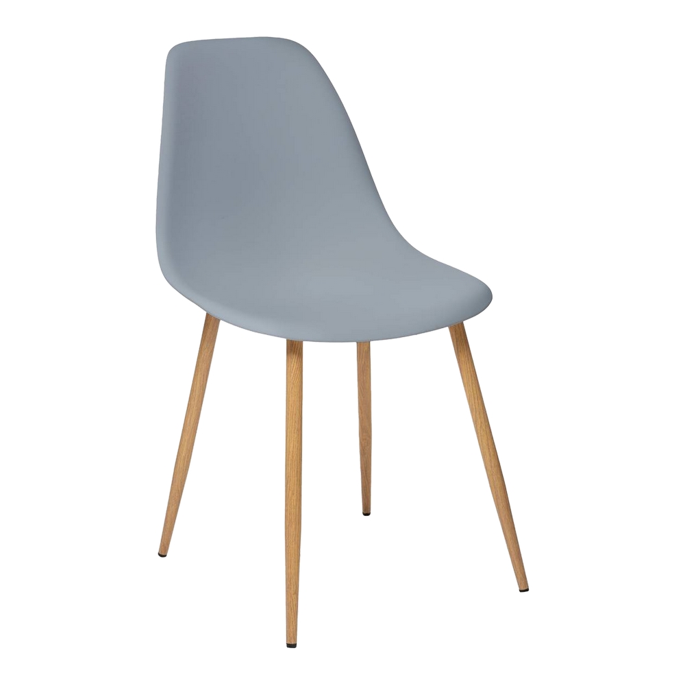 Silla plastica moderna 86x52x46cm gris toho