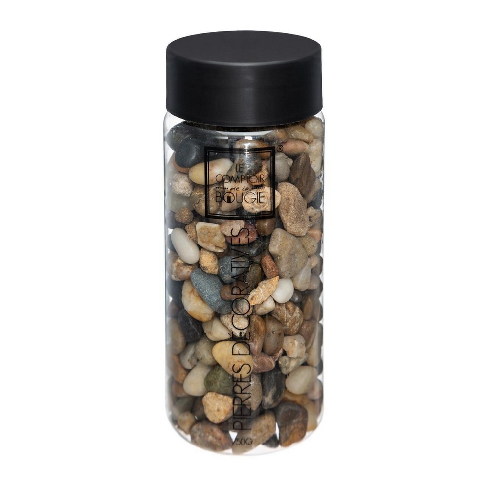 Piedras decorativas en bote 750g marrones medianos