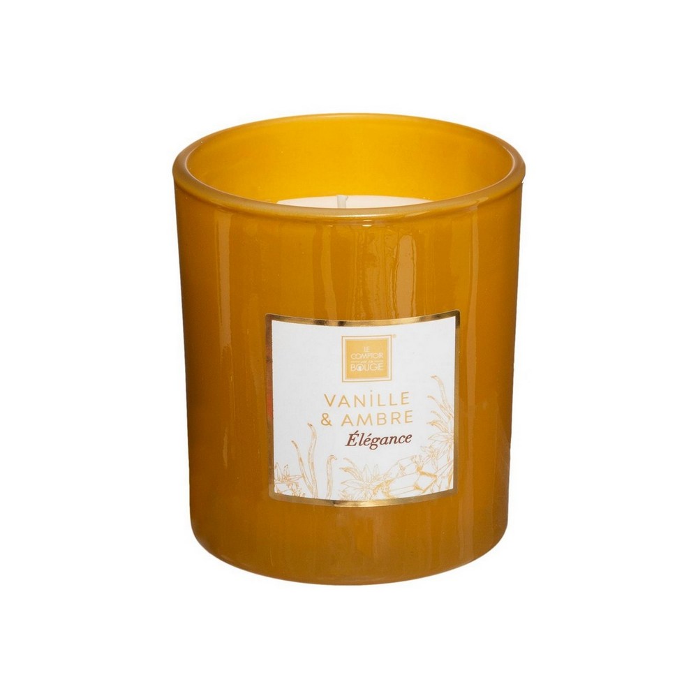 Candela aromatica en frasco de vidrio 190g mael vainilla