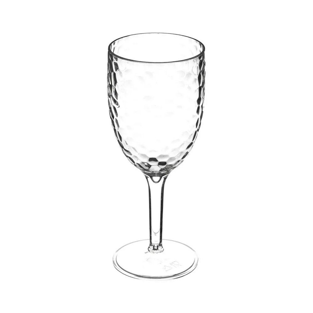 Copa de acrilico para vino 350 ml transparente estiva