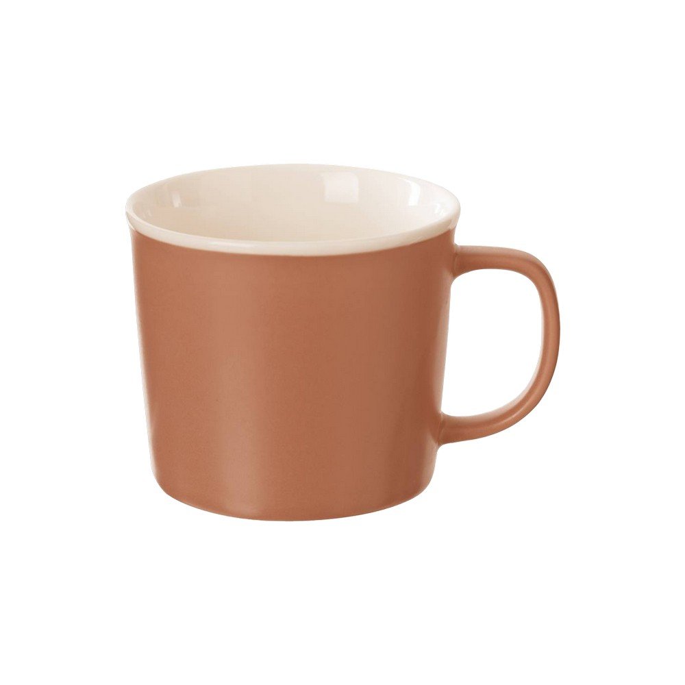 Taza de ceramica 380ml terracota nature