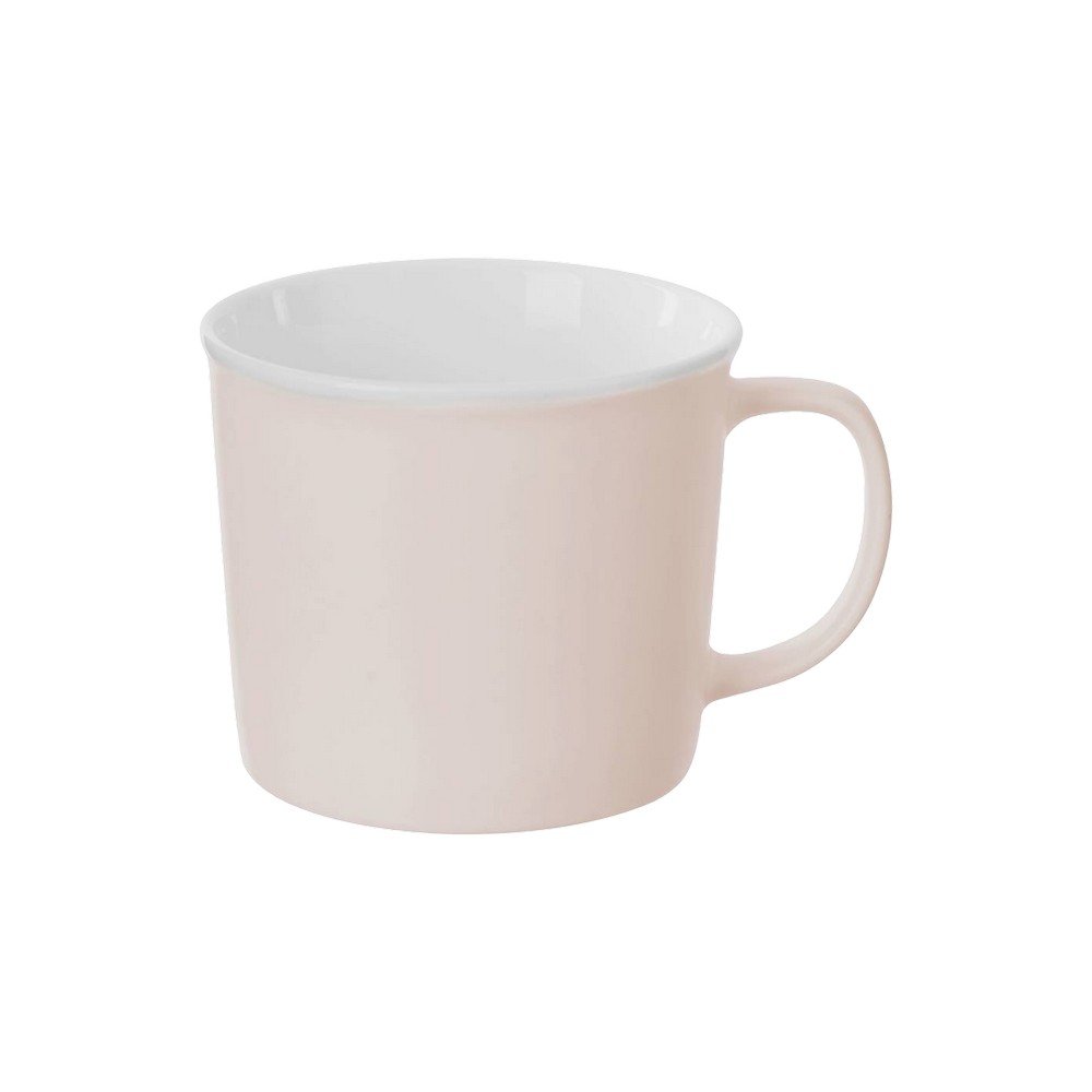 Taza de ceramica 380ml rosado nature